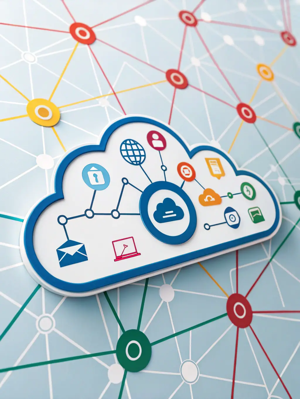 Abstract icon representing a consultant, possibly a stylized brain or a network of connections, symbolizing SSINOVA's consulting services.